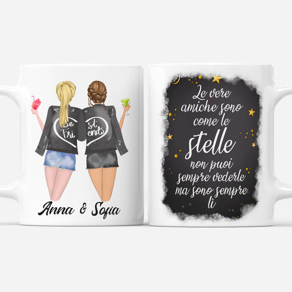 TAZZA PERSONALIZZATA “MIGLIORE AMICA - STARNIGHT